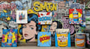 create graffiti pop art canvas designs and murals
