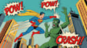 create cool retro comic art design illustration