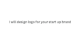 design logo for your start up brand