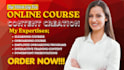 create elearning course content, ppt guide, employee onboarding video