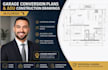 prepare garage conversion plans and adu construction drawings in florida