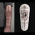 create mystical occult tattoo illustration