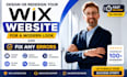 design or redesign ecommerce wix studio website SEO fix website page bug errors