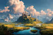 design stunning fantasy landscape