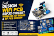 design wifi pcb esp32 circuit wireless iot board and rf pcb design