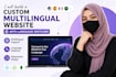 build a custom multilingual website with language switcher