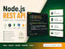 provide rest API and nodejs express backend with any database