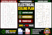 create professional electrical ceiling plan and lighting