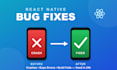 fix your react native app crash, expo error, and build bugs