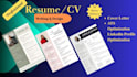 design a modern and professional CV resume