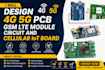 design 4g 5g pcb GSM lte module circuit and cellular iot board