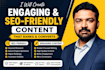 create engaging and SEO friendly content that ranks and converts