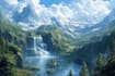 design stunning fantasy landscape