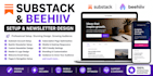 setup substack account substack newsletter design substack beehiiv newsletter