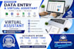 provide data entry and virtual assitant services