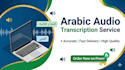 transcribe fusha arabic audio into accurate arabic text