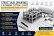 design residential commercial structural plumbing plans