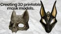 creating 3d printable mask models