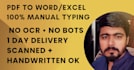do PDF to excel and CRM data entry