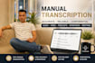 manually transcribe audio and video with high accuracy