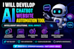 develop ai tools , ai chatbots and custom ai web apps