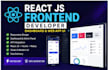 build react js frontend, dashboard and web app UI