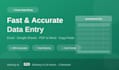 do fast and accurate data entry