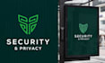 design modern tech security and technology logo