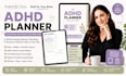 design an adhd planner, productivity planner, digital and hyperlinked planner