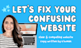write your website homepage copy