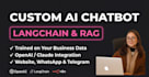 build custom ai chatbot with langchain rag and openai