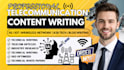write telecommunication, 5g, telecom content, fibre optics, technical writing