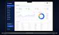 build a react js web app dashboard or admin panel