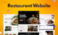 design a professional restaurant website with online menu