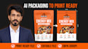 create product packaging design and ai generated print ready files
