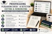 write, rewrite and edit essays, research and assignment