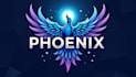 design awesome blue phoenix mascot logo only 15 hours