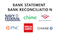 do bank statement reconciliation stubs and conversation