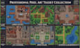 create custom pixel art tileset tilemap rpg game assets for unity and godot