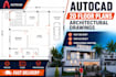 create autocad floor plans, elevations, sections and 3d house models