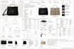 design a professional bag techpack with bom, construction details, hardware spec