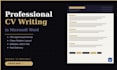 write professional cv and resume
