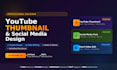 design youtube thumbnails and social media posts
