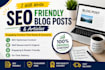 write SEO friendly blog posts and articles