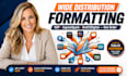 do print and ebook formatting for KDP, ingramspark and draft2digital