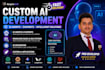 develop custom ai software, ai agents, chatbots, and enterprise ai solutions