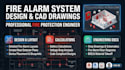 fire alarm system design, cad drawing, calculations, fire protection