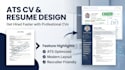 design ats friendly CV and professional resume