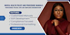 develop policy and procedure manuals