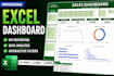 create interactive excel dashboard, KPI reports and data analysis